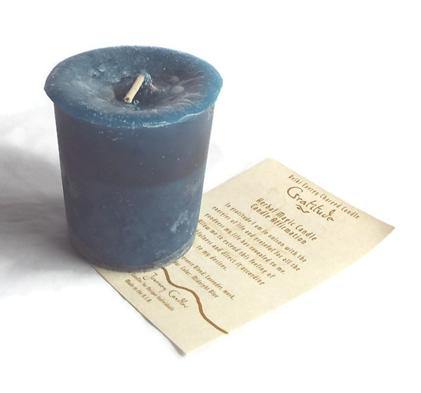 Gratitude Herbal Magic Votive Candle